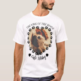 Love dog cat heart shaped pet photo T-Shirt