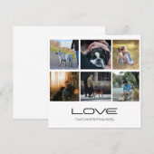 Love Dog Family Portrait Collage Design (Front/Back)