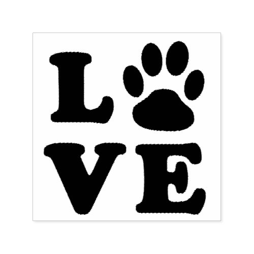 Love Dog Paw Stamp