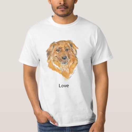 Love  Dog Thoughts T Shirts