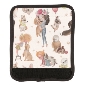 Love Dogs Luggage Handle Wrap
