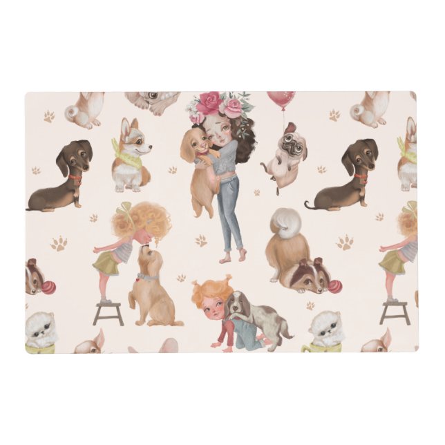 Love Dogs Placemat (Back)