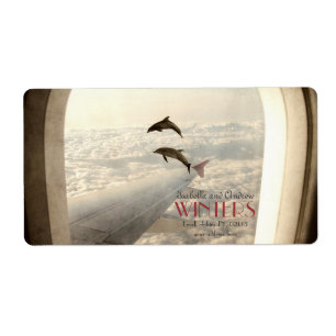 Love Dolphins address label