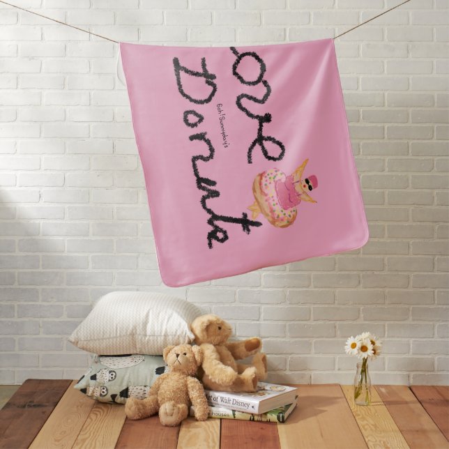 Love donut baby blanket (In Situ)