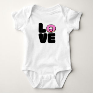 Love Donuts Kawaii Baby Bodysuit
