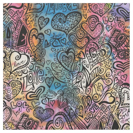Love Doodle Fabric