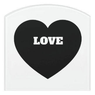 Love Door Sign