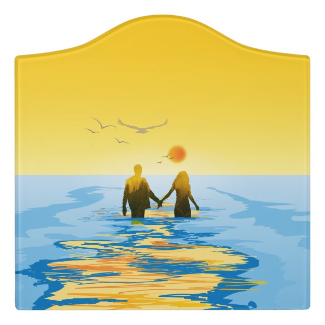 Love Door Sign (Large Crest Front)