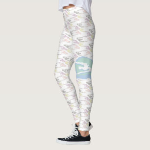 LOVE DOVE FLORA(PEACE) BY MASANSER LEGGINGS