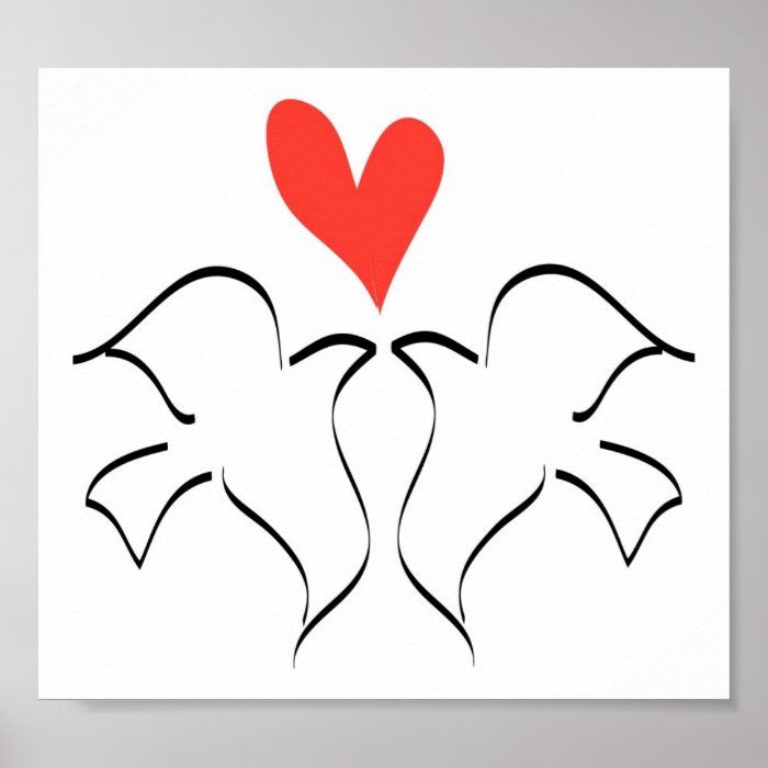 Love Doves Print