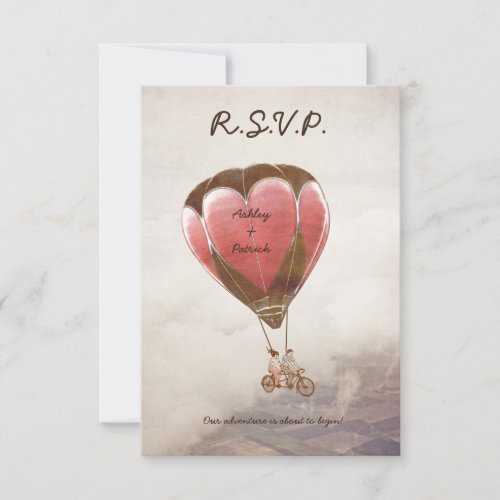 LOVE DREAM Wedding RSVP Invitation