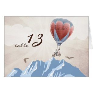 LOVE DREAM Wedding Table Number Card