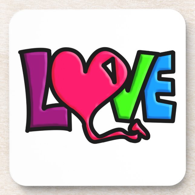 Love Drink Coaster (Front)