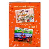 Love Duck: I never knew birds sing when you're... (Front)