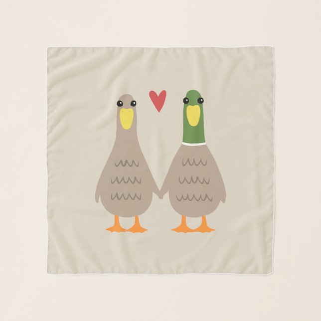 Love Ducks Scarf (Front)