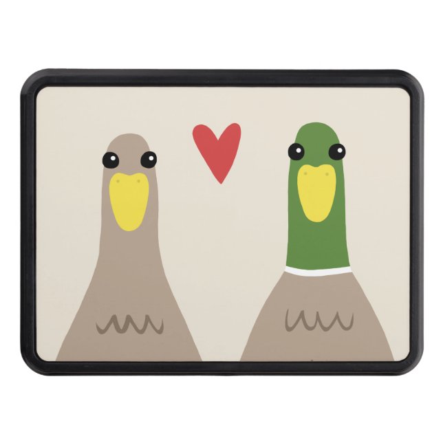 Love Ducks Tow Hitch Cover (Front)