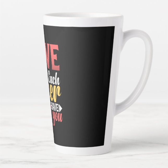 Love Each Other As I Have Loved You Latte Mug (Right)