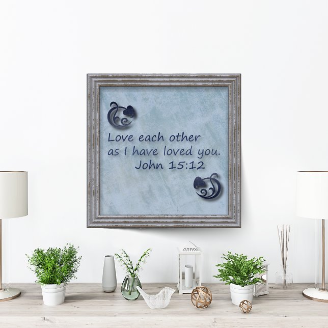 Love Each Other Bible Verse Poster (Creator Uploaded)
