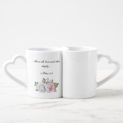 Love Each Other Deeply Scripture Coffee Mug Set