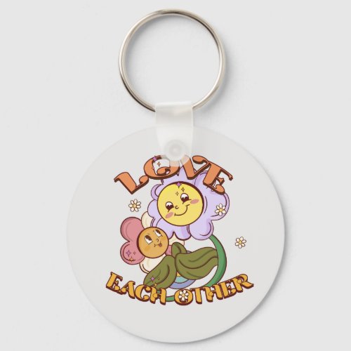 Love Each Other Keychain