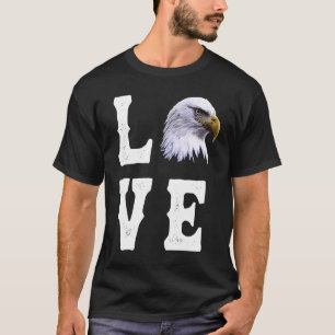 Love Eagles Bald US Eagle Bird 1 T-Shirt