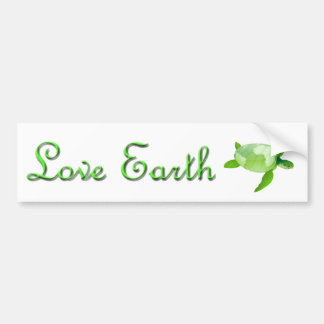 love earth bumper sticker