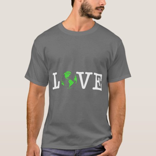 Love Earth Day 90s Planet Vintage Recycling Kids o T_Shirt