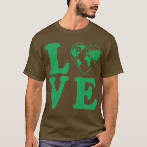 Love Earth Day 90s Planet Vintage Recycling Kids o T_Shirt