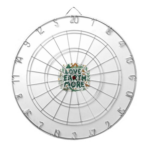 Love Earth More Dart Board