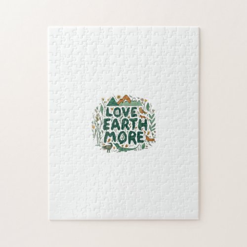 Love Earth More Jigsaw Puzzle