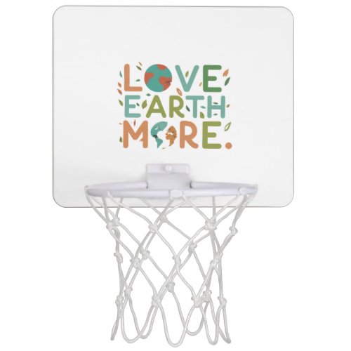 Love Earth More Mini Basketball Hoop