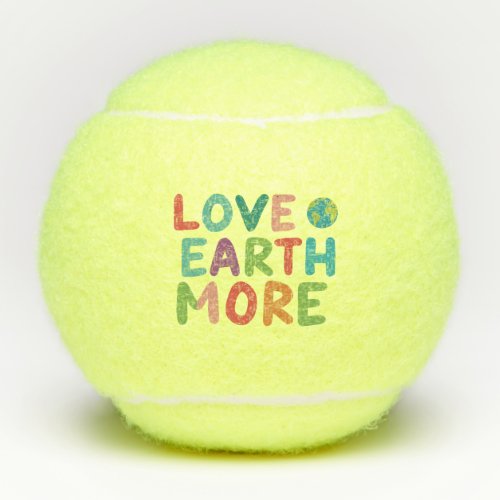 Love Earth More Tennis Balls
