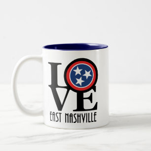 LOVE East Nashville 11oz Two-Tone Coffee Mug