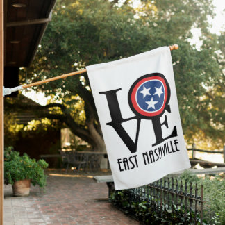 LOVE East Nashville House Flag