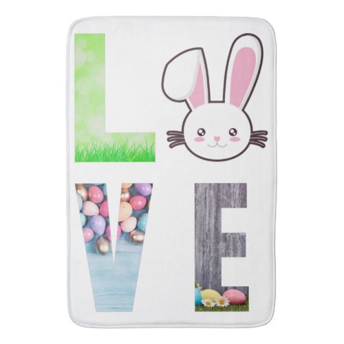 Love Easter _ Easter Bunny _ Easter Egg   Bath Mat