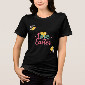 Love Easter Graphic T-Shirt Tri-Blend Shirt