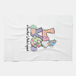Love Easter Teacher's Aide Gnomes Teacher Easter 2 Kitchen Towel