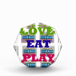 Love Eat Play Hakuna Matata Art Print Acrylic Award