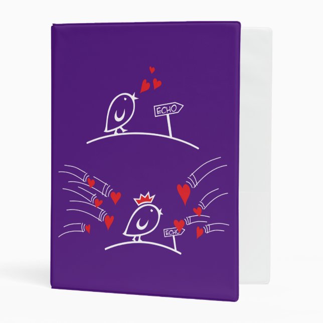 LOVE ECHO - Comic Birds Tweetlercools 2 Mini Binder (Front/Inside)
