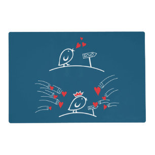 LOVE ECHO - Comic Birds Tweetlercools 2 Placemat