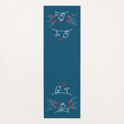 LOVE ECHO _ Comic Birds Tweetlercools 2 Yoga Mat