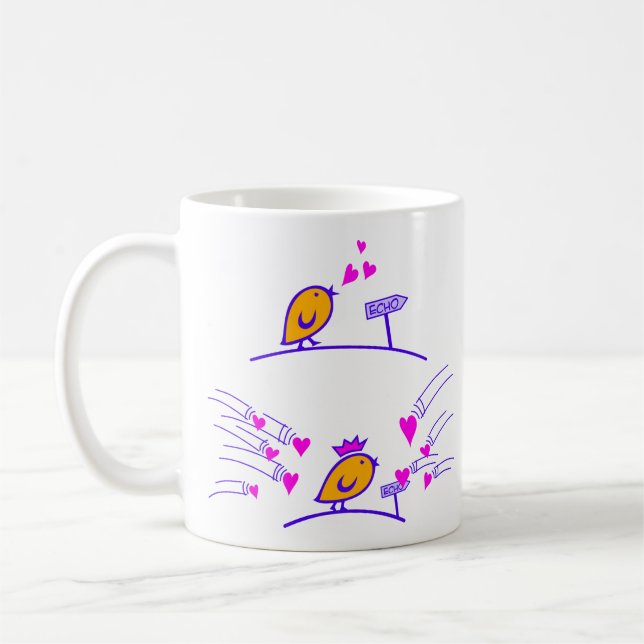 LOVE ECHO - Comic Birds Tweetlercools 3 Coffee Mug (Left)
