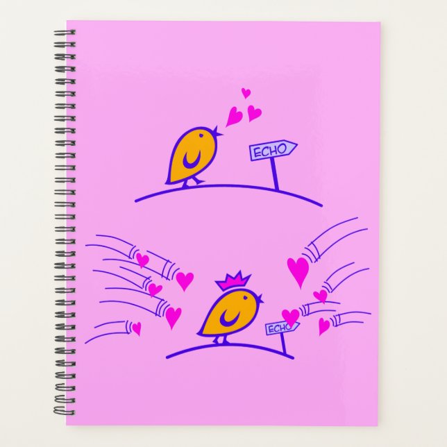 LOVE ECHO - Comic Birds Tweetlercools 3 Planner (Front)