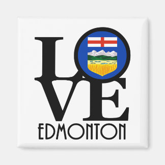 LOVE Edmonton Alberta Canada Magnet