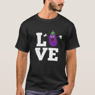 Love Eggplant - Funny Gay Pride Humor LGBTQ T-Shirt