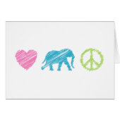 Love, Elephant and Peace (Front Horizontal)
