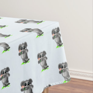 Love Elephant with Flower Tablecloth - Your Colors