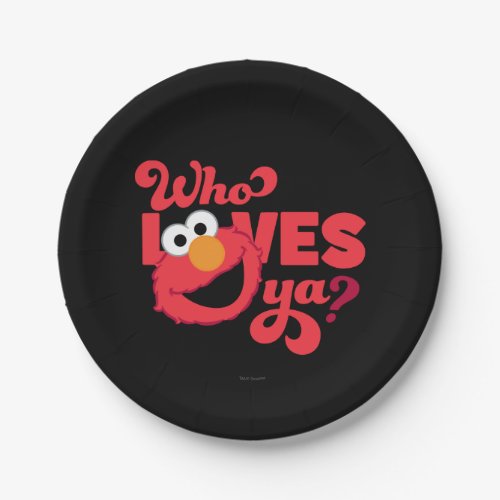 Love Elmo Paper Plates