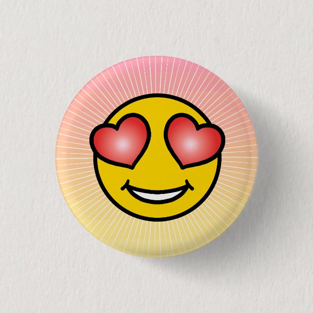 Love Emoji Button (Front)