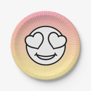 Love Emoji Coloring Plates